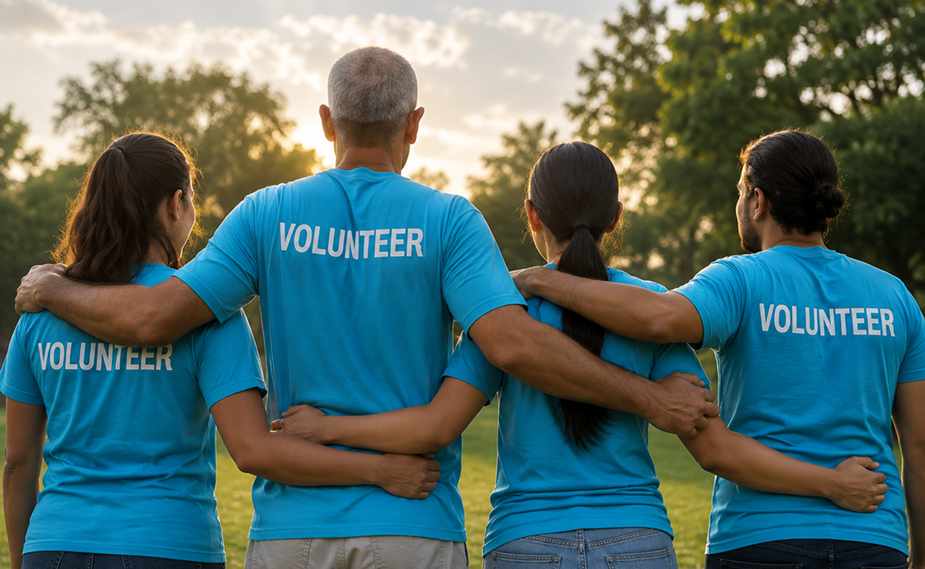Nonprofit volunteers